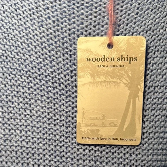 Wooden Ships Sky Blue Knit Sweater - Picture 4 of 6